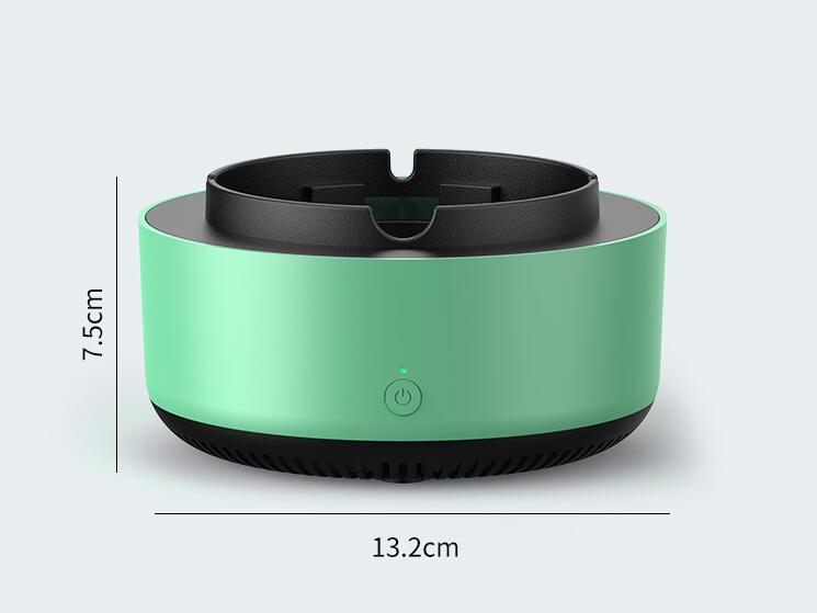 Automatic Smoke Purifying Ashtray - Portable Air Cleaner & Anion Odor Remover