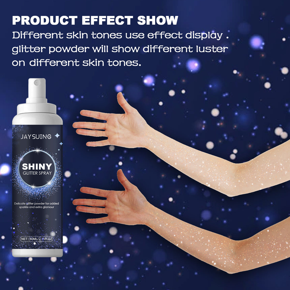 Brightening Glitter Spray for Halloween & Party | LYMIU