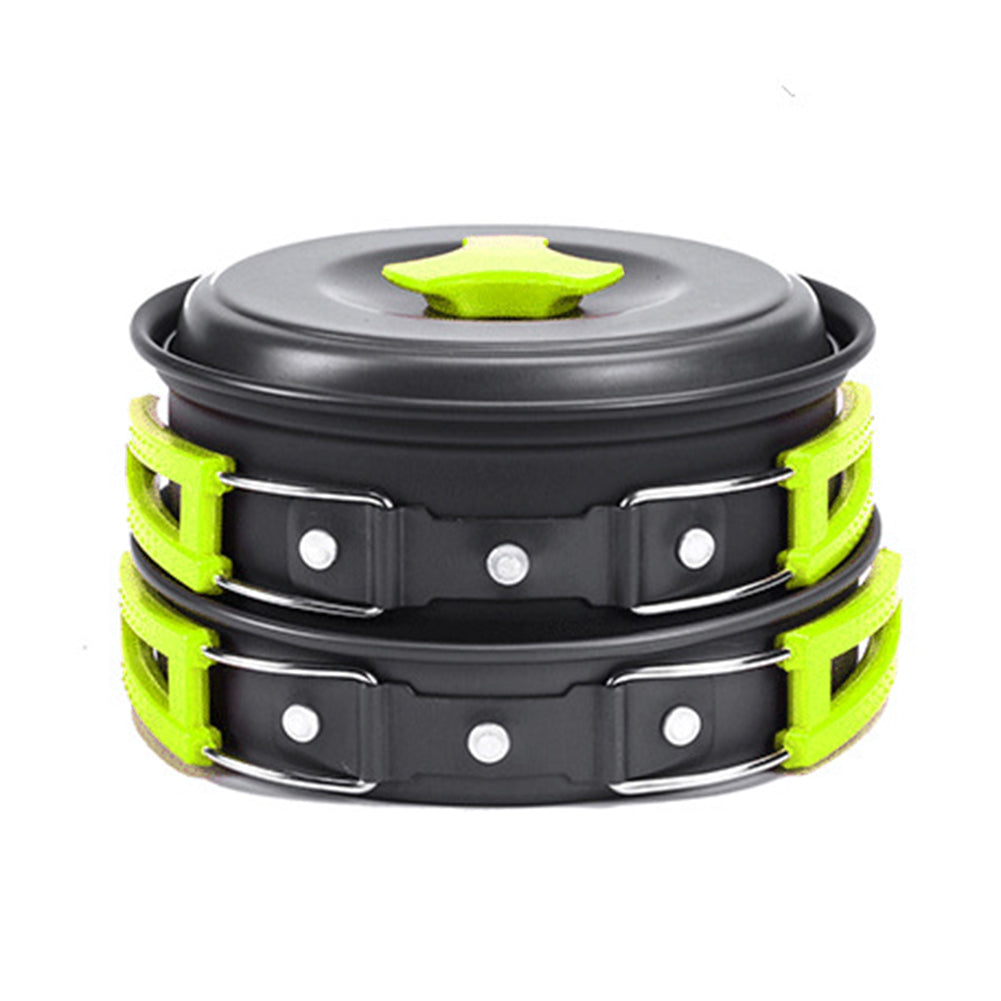 Camping Cookware Kit & Aluminum Outdoor Cooking Set | Lymiu