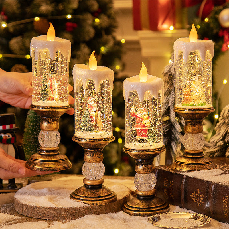 Christmas Decorations LED Candle Light Scene Layout | LYMIU