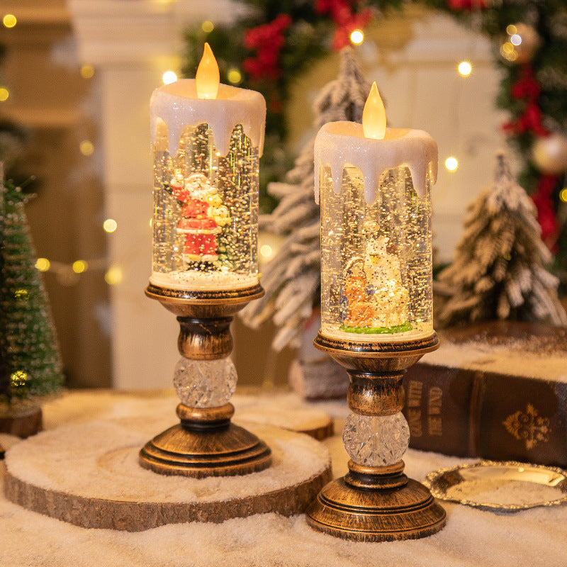 Christmas Decorations LED Candle Light Scene Layout | LYMIU