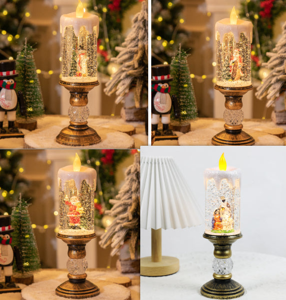 Christmas Decorations LED Candle Light Scene Layout | LYMIU
