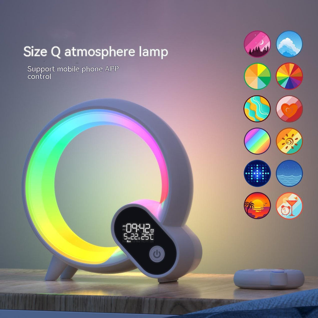 Creative Q Light Analog Sunrise Digital Display Alarm Clock & Bluetooth Audio | Lymiu