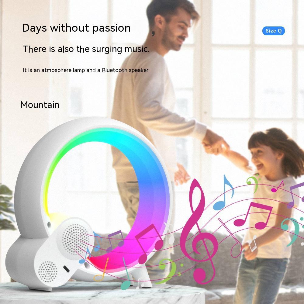 Creative Q Light Analog Sunrise Digital Display Alarm Clock & Bluetooth Audio | Lymiu