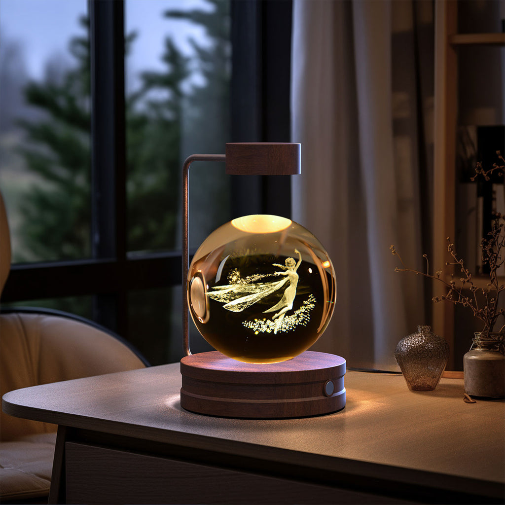 Crystal Ball Cosmic Dinosaur Indoor Night Light & USB Warm Bedside Lamp | Lymiu