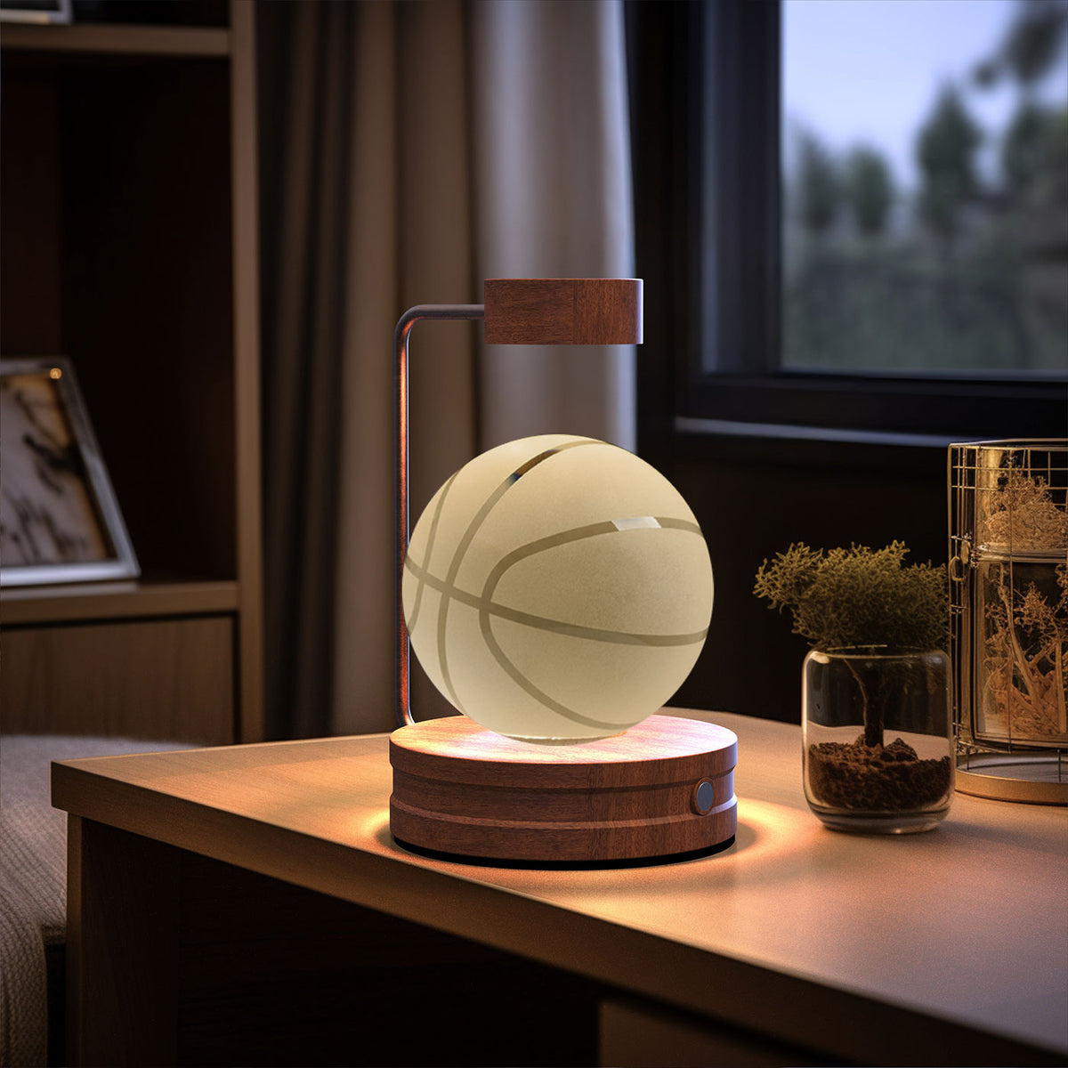 Crystal Ball Cosmic Dinosaur Indoor Night Light & USB Warm Bedside Lamp | Lymiu
