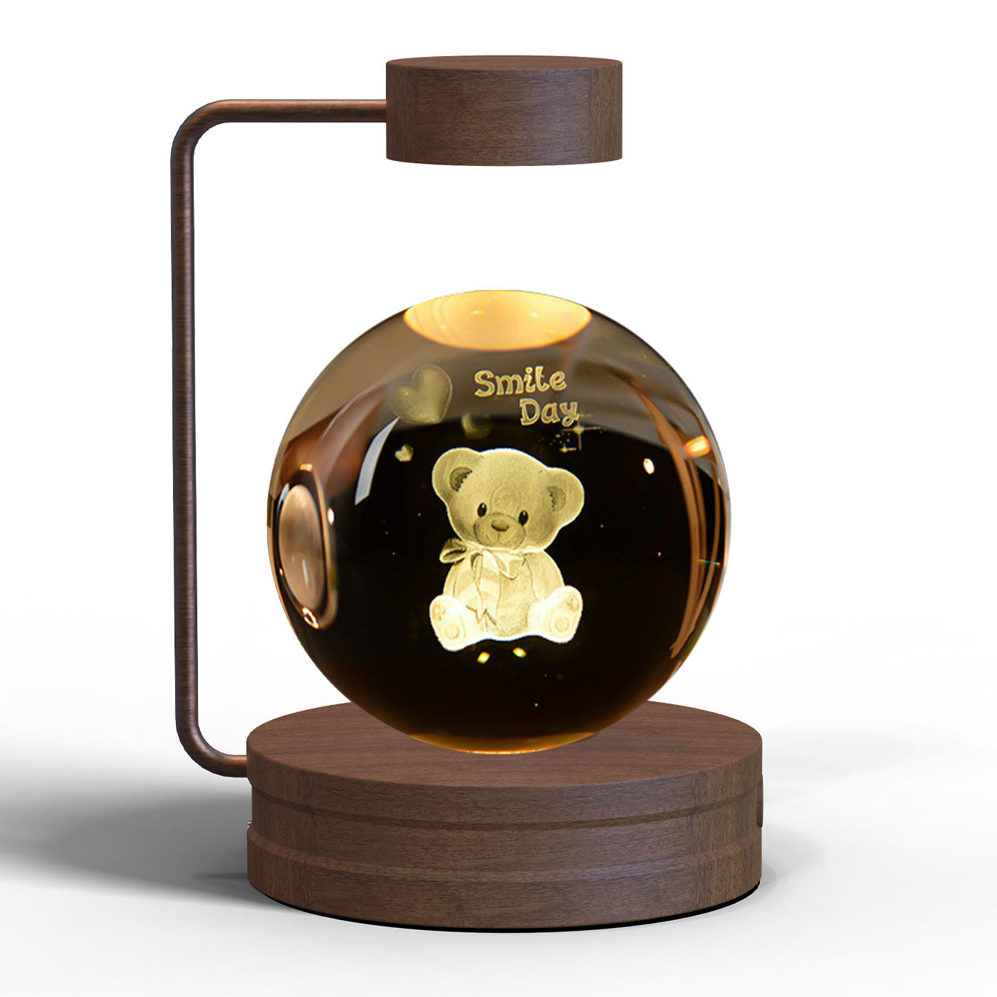 Crystal Ball Cosmic Dinosaur Indoor Night Light & USB Warm Bedside Lamp | Lymiu
