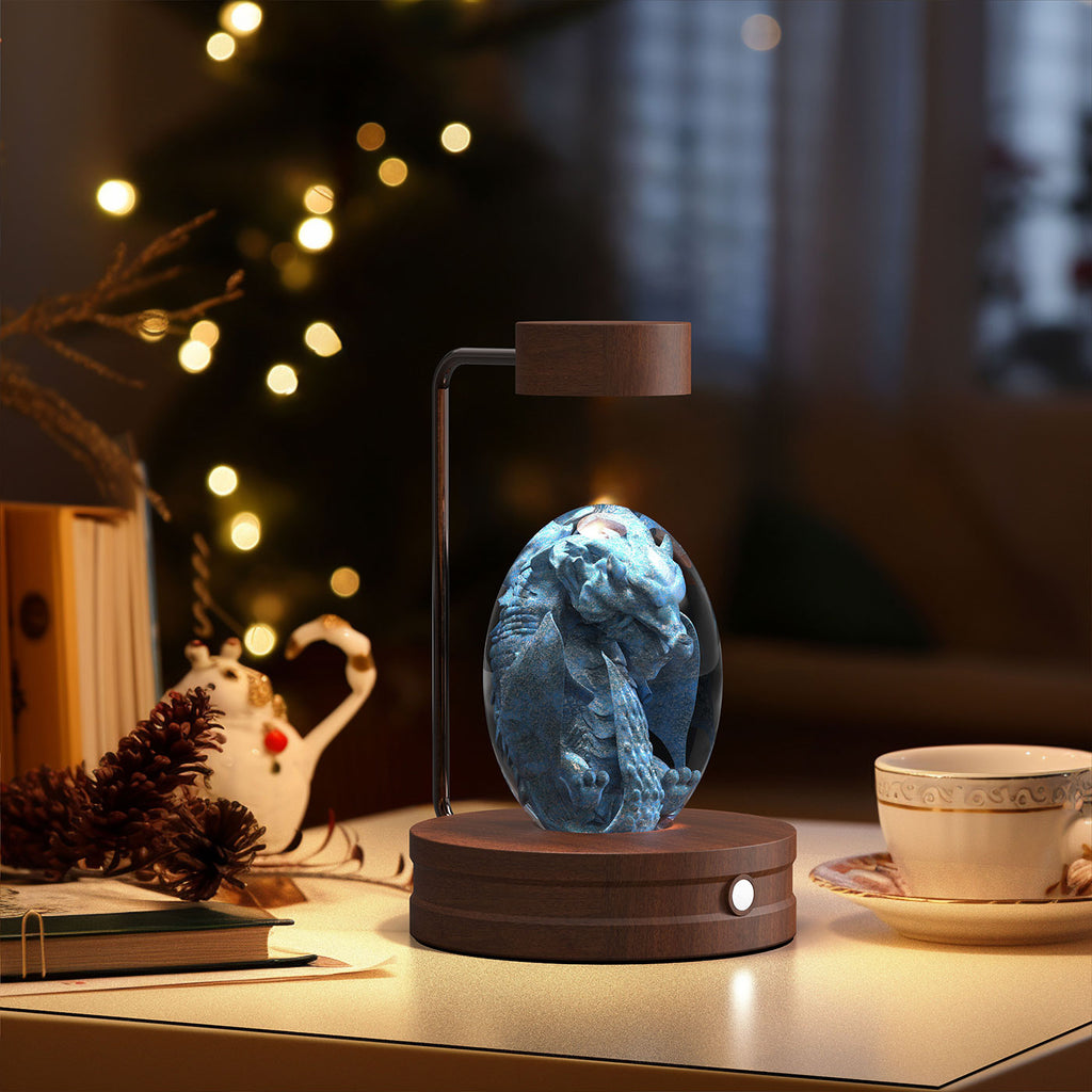 Crystal Ball Cosmic Dinosaur Indoor Night Light & USB Warm Bedside Lamp | Lymiu