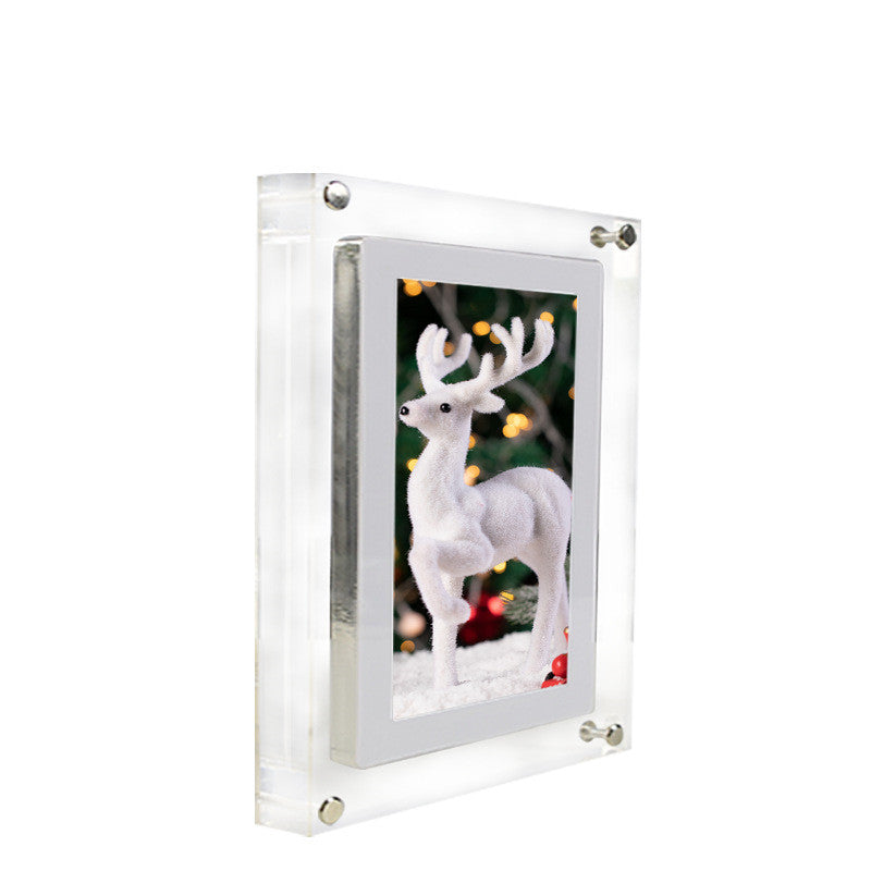 Digital Picture Frame Acrylic Video Player & Vertical Display Video Frame | Lymiu