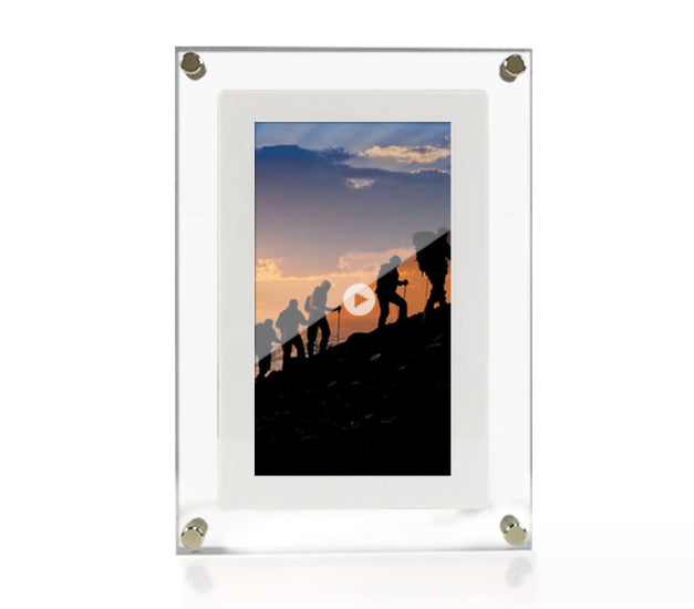 Digital Picture Frame Acrylic Video Player & Vertical Display Video Frame | Lymiu