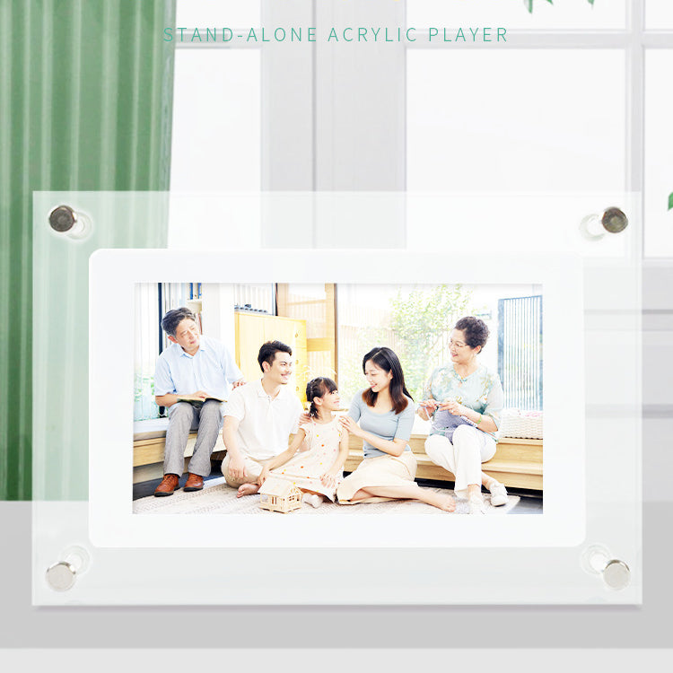 Digital Picture Frame Acrylic Video Player & Vertical Display Video Frame | Lymiu