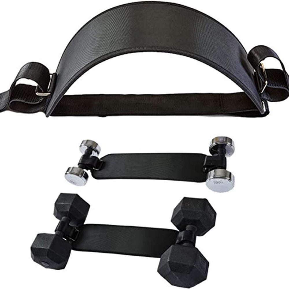 Dumbbell & Plate Hip Thrust Belt & Anti-Slip Waist Strap for Gym & Home Workout | Lymiu