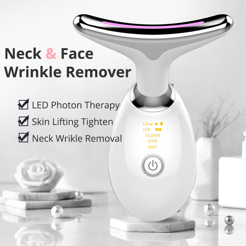 EMS Thermal Neck Lifting & Tightening Massager - Microcurrent Wrinkle Remover