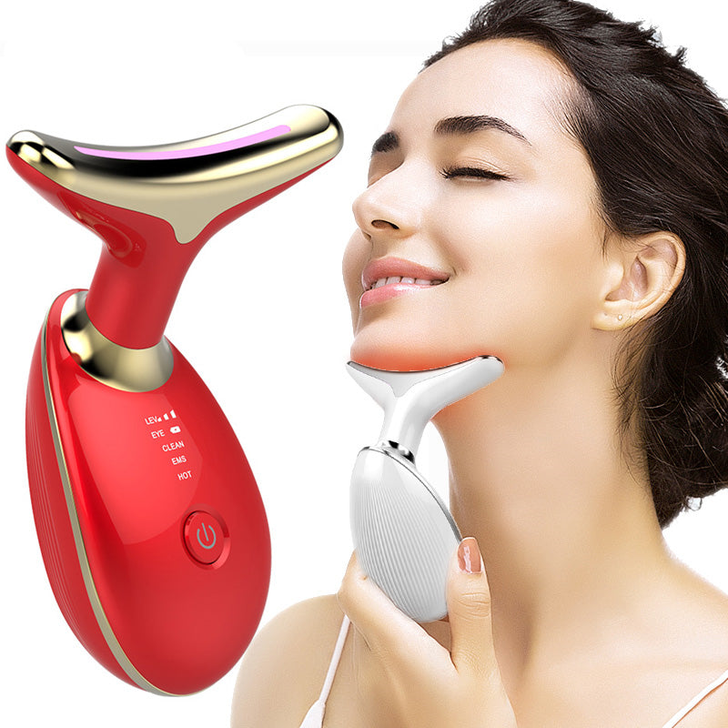 EMS Thermal Neck Lifting & Tightening Massager - Microcurrent Wrinkle Remover