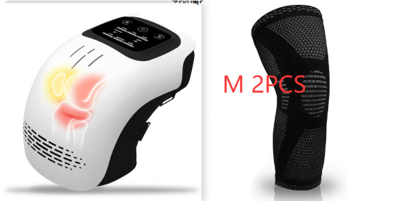 Electric Heated Knee Massager with Infrared Laser & Vibration | Pain Relief Cordless Knee Care | Lymiu