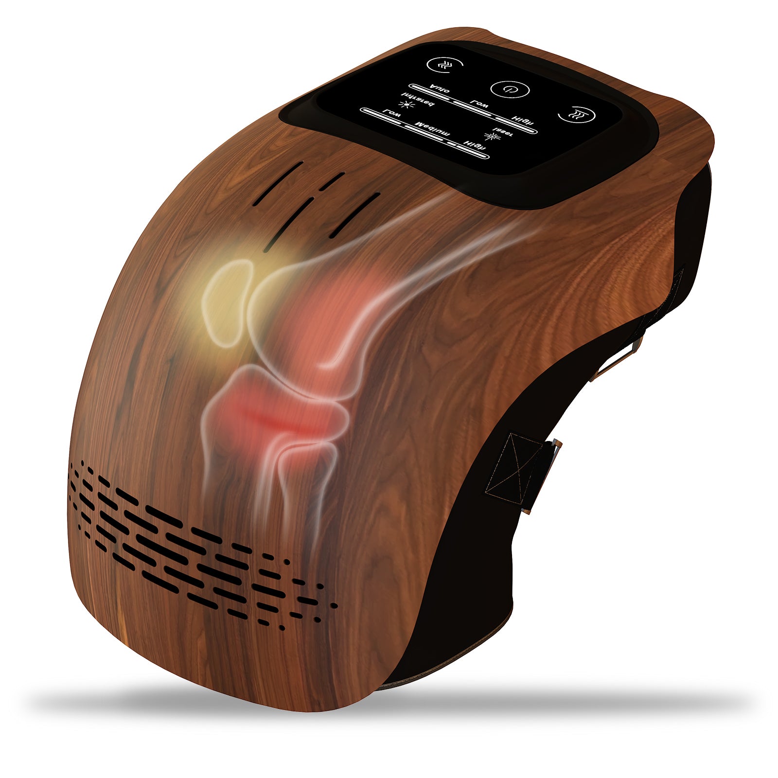 Electric Heated Knee Massager with Infrared Laser & Vibration | Pain Relief Cordless Knee Care | Lymiu