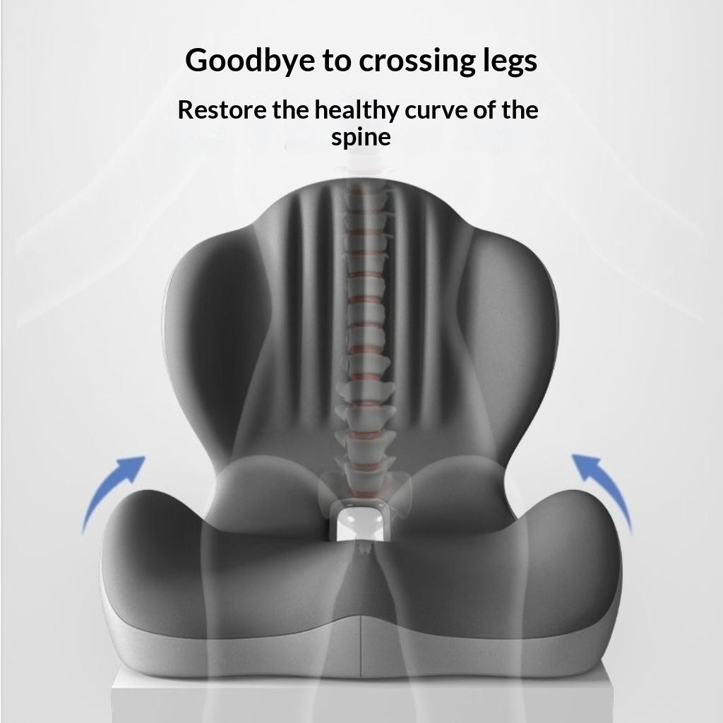 Ergonomic Lumbar Support Seat Cushion & Posture Correcting Memory Foam Chair Pad | Lymiu