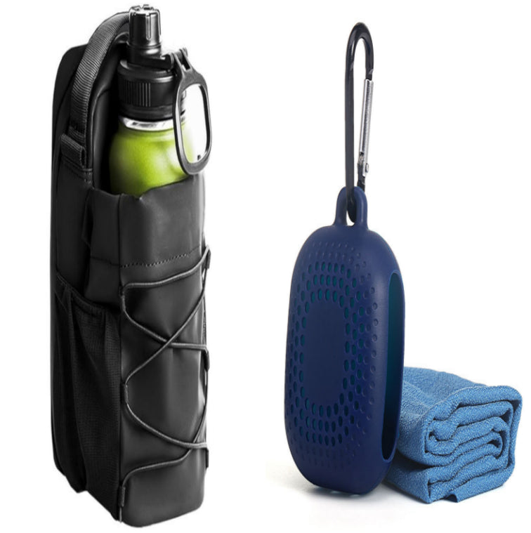 Fitness Magnetic Kettle Bag Crossbody & Gym Water Bottle Holder Sling | Lymiu