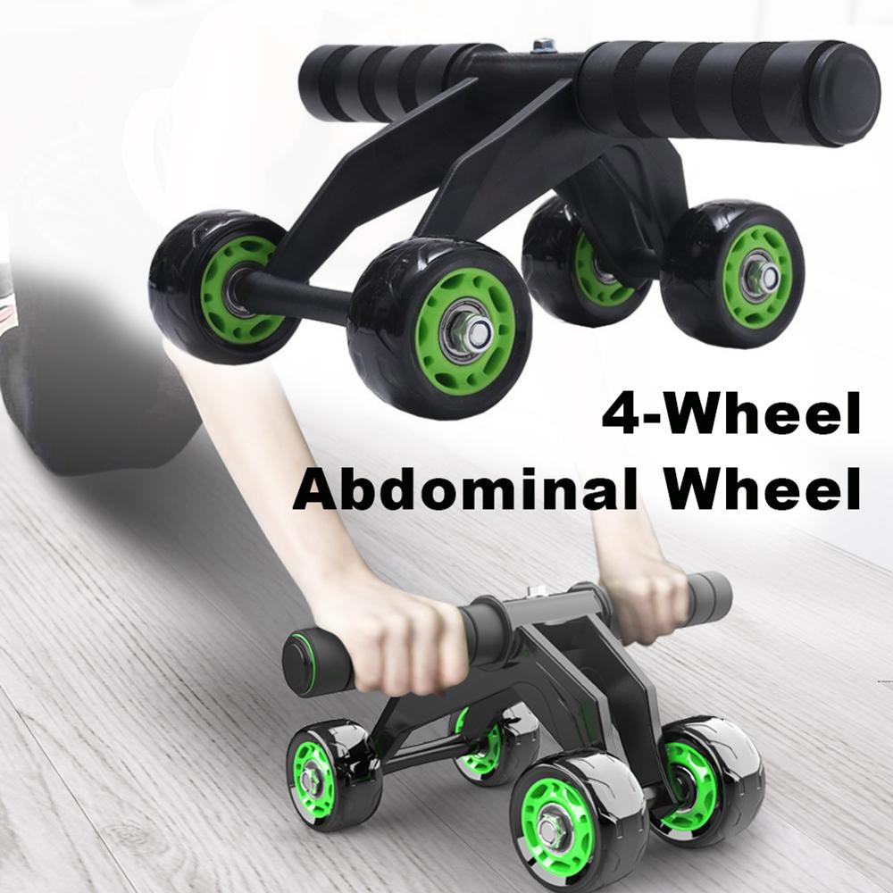 Four-Wheeled Abdominal Roller & Home Exercise Abdominal Muscle Fitness Equipment | Lymiu