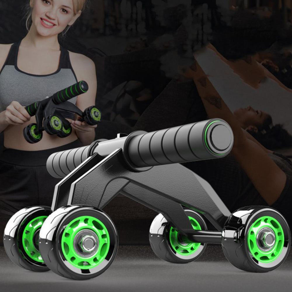 Four-Wheeled Abdominal Roller & Home Exercise Abdominal Muscle Fitness Equipment | Lymiu