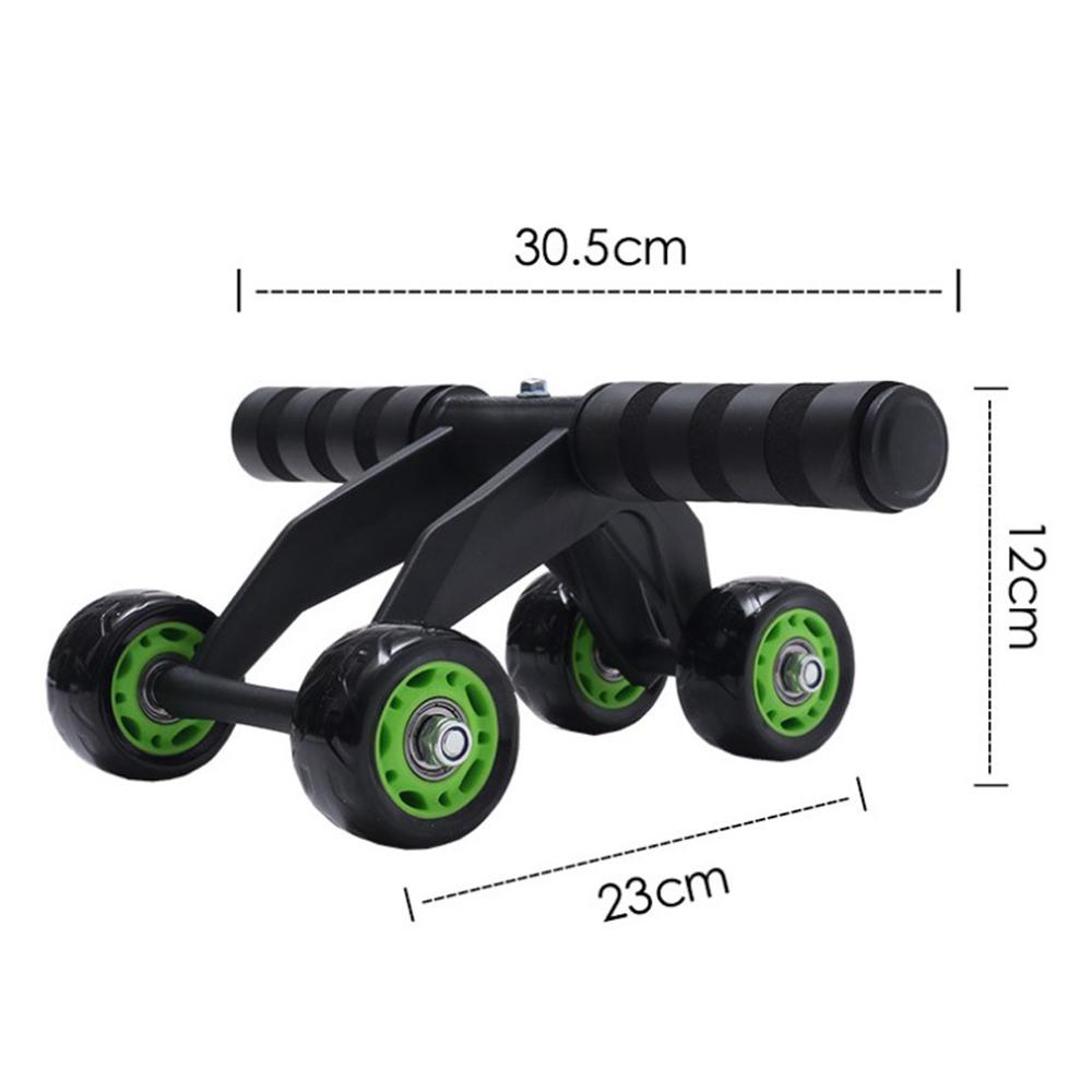 Four-Wheeled Abdominal Roller & Home Exercise Abdominal Muscle Fitness Equipment | Lymiu