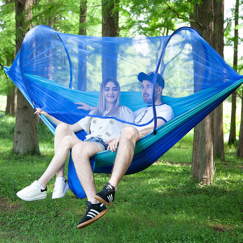 Fully Automatic Quick-Opening Camping Hammock with Mosquito Net | Lymiu