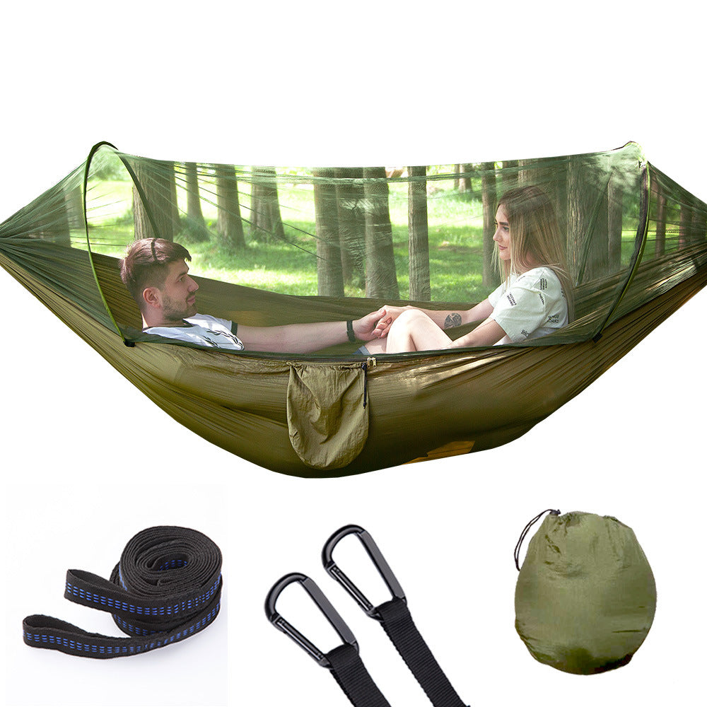 Fully Automatic Quick-Opening Camping Hammock with Mosquito Net | Lymiu