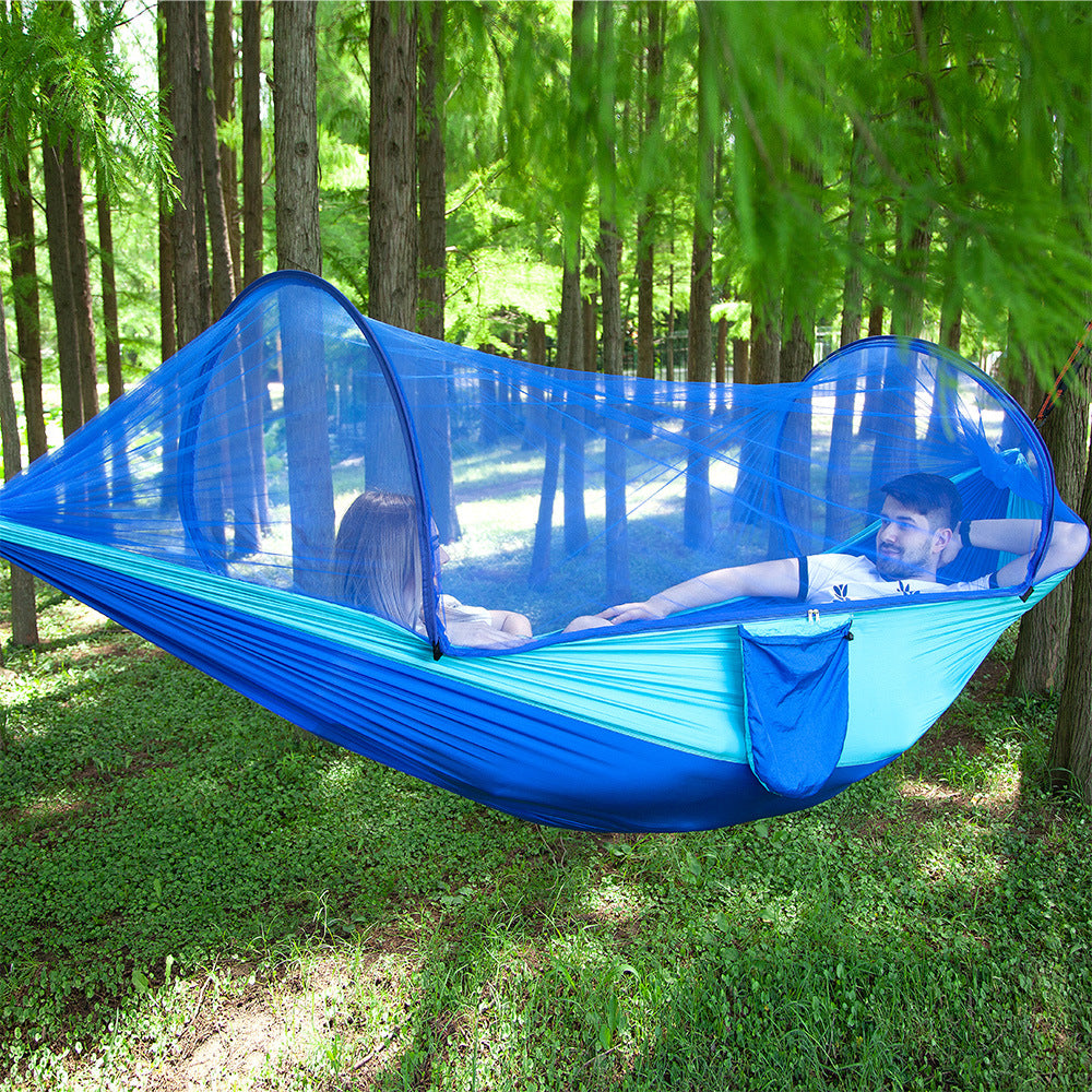 Fully Automatic Quick-Opening Camping Hammock with Mosquito Net | Lymiu