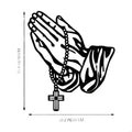 Gothic Black Metal Cross Wall Art Decor | LYMIU