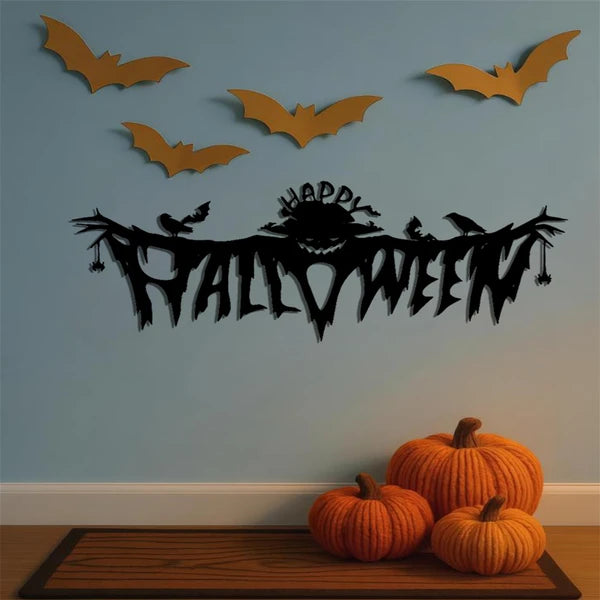 Gothic Halloween Metal Wall Art Decor | LYMIU