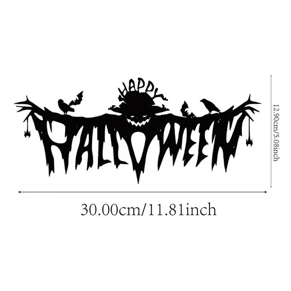 Gothic Halloween Metal Wall Art Decor | LYMIU
