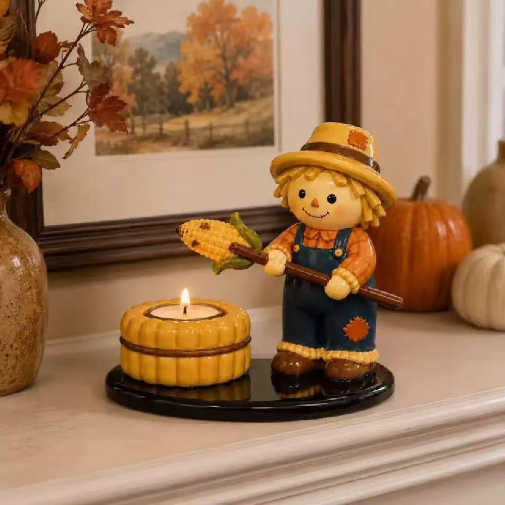 Halloween Campfire Tealight Holder - Resin Ghost & Mummy Candle Holder | LYMIU