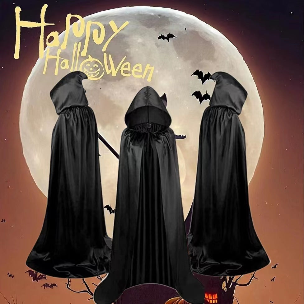 Halloween Cloak & Wizard Hooded Cape for Children | LYMIU