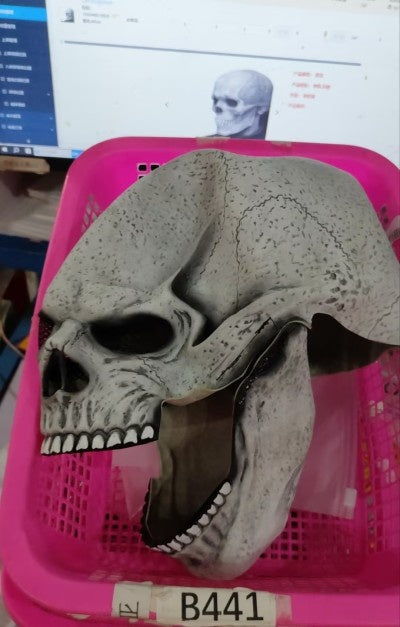 Halloween Movable Mouth Full Head Skull Mask & Helmet | LYMIU