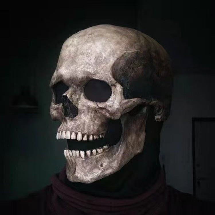 Halloween Movable Mouth Full Head Skull Mask & Helmet | LYMIU