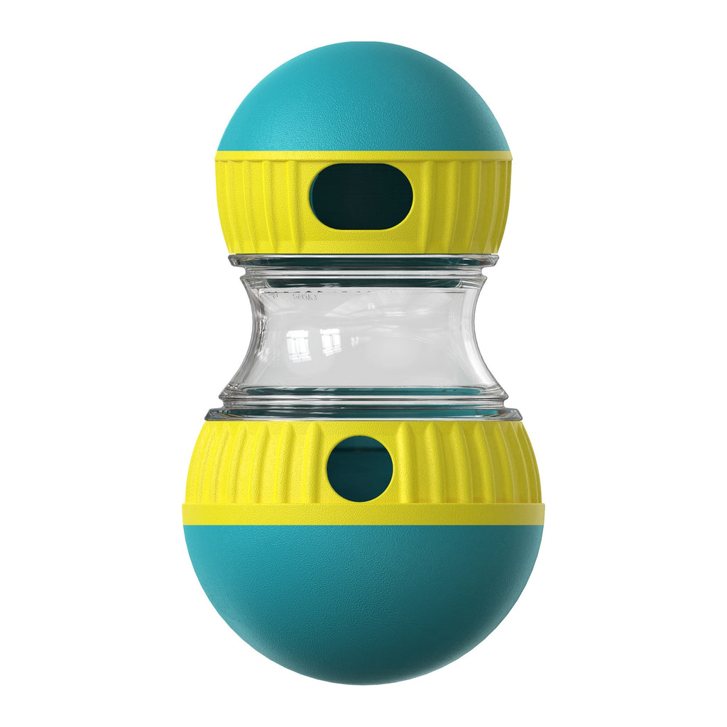 Interactive Dog Food Dispensing Tumbler - Slow Feeder & Puzzle Toy for Pets