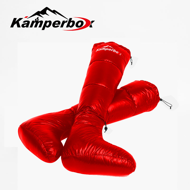 Kamperbox Ultralight Waterproof Down Camping Boots & Sleeping Bag Socks | Lymiu