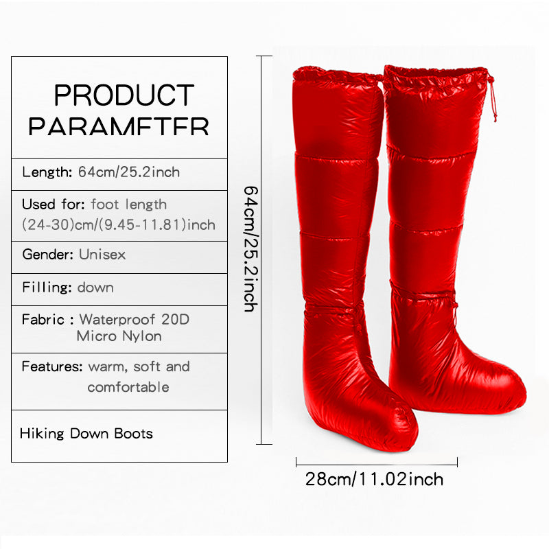 Kamperbox Ultralight Waterproof Down Camping Boots & Sleeping Bag Socks | Lymiu