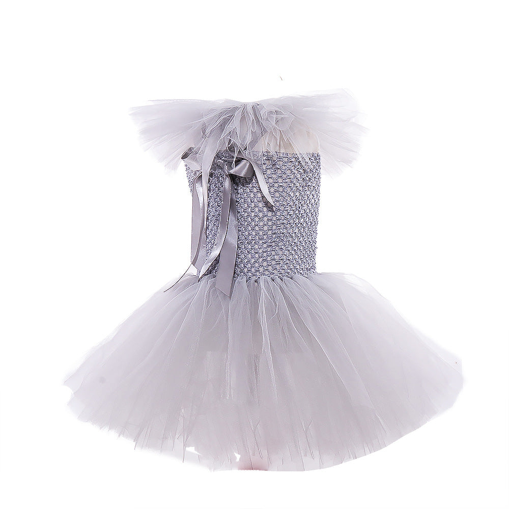 Kids Mesh Princess Dress Set & Halloween Costume | LYMIU