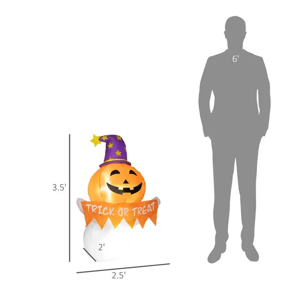 LED Inflatable Halloween Window Ghost Decoration | LYMIU