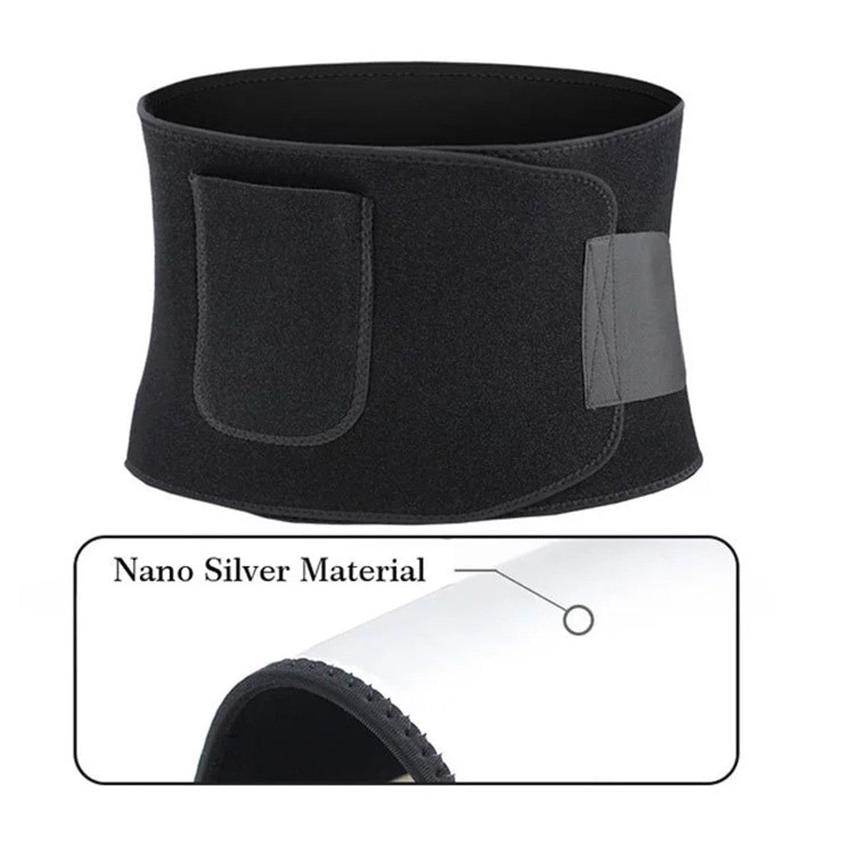 Men & Women Neoprene Waist Trimmer Belt & Hot Sweat Tummy Fat Burner | Lymiu
