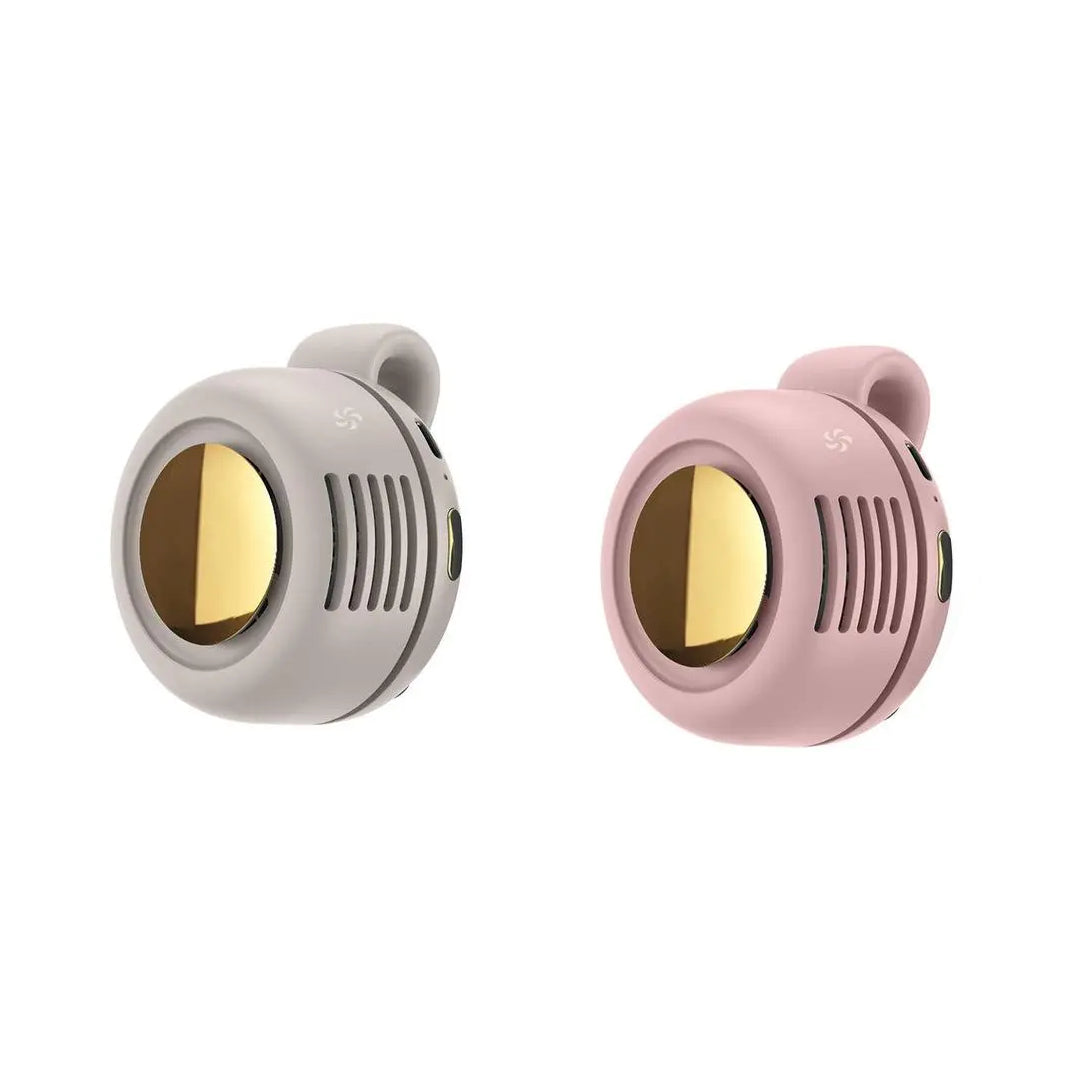 Mini Clip Fan, Hanging Waist & Neck Fan & 900mAh USB Leafless Fan | Lymiu