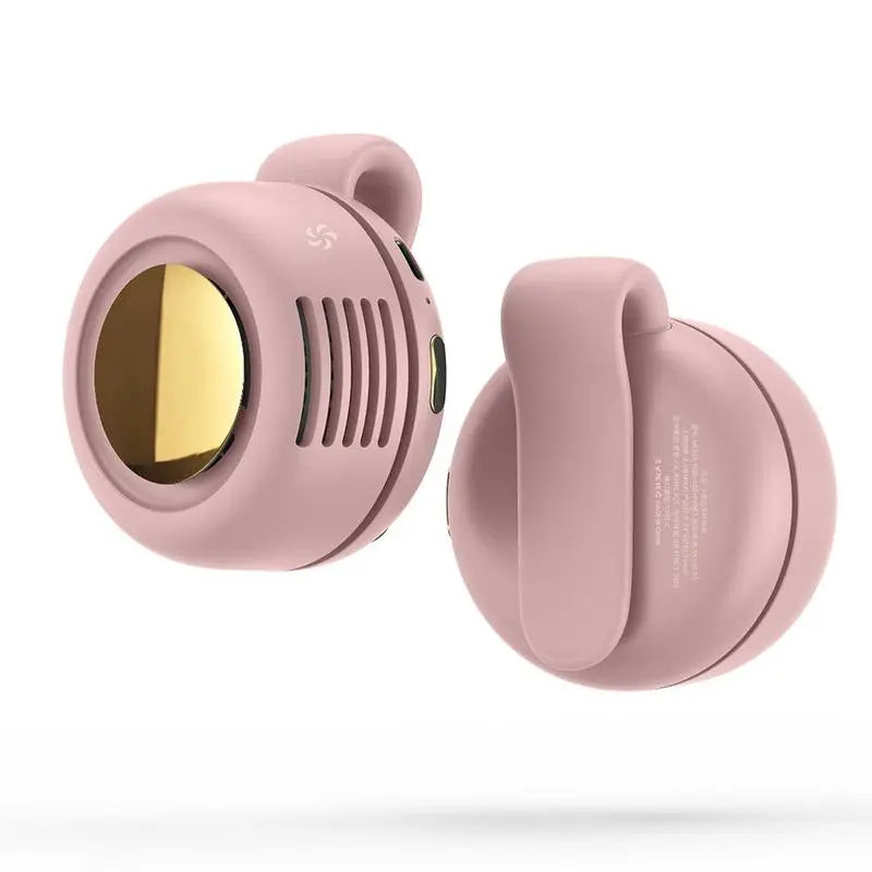Mini Clip Fan, Hanging Waist & Neck Fan & 900mAh USB Leafless Fan | Lymiu