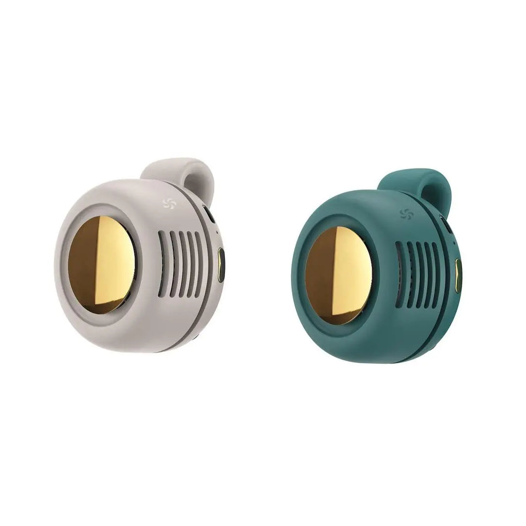 Mini Clip Fan, Hanging Waist & Neck Fan & 900mAh USB Leafless Fan | Lymiu