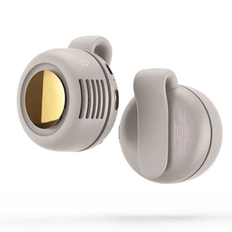 Mini Clip Fan, Hanging Waist & Neck Fan & 900mAh USB Leafless Fan | Lymiu