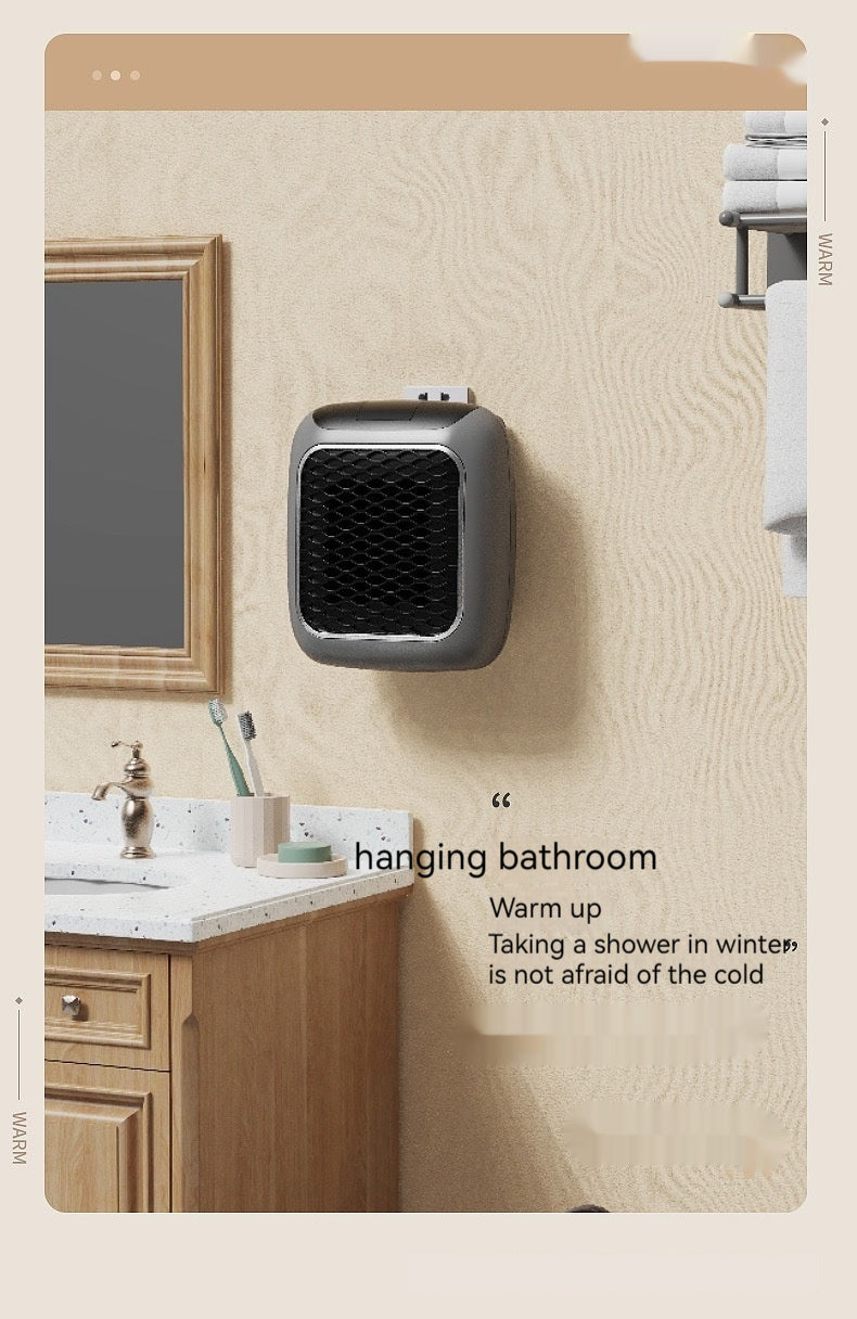 Mini Wall-Mounted Fan Heater - Dormitory Warm Air Blower | LYMIU