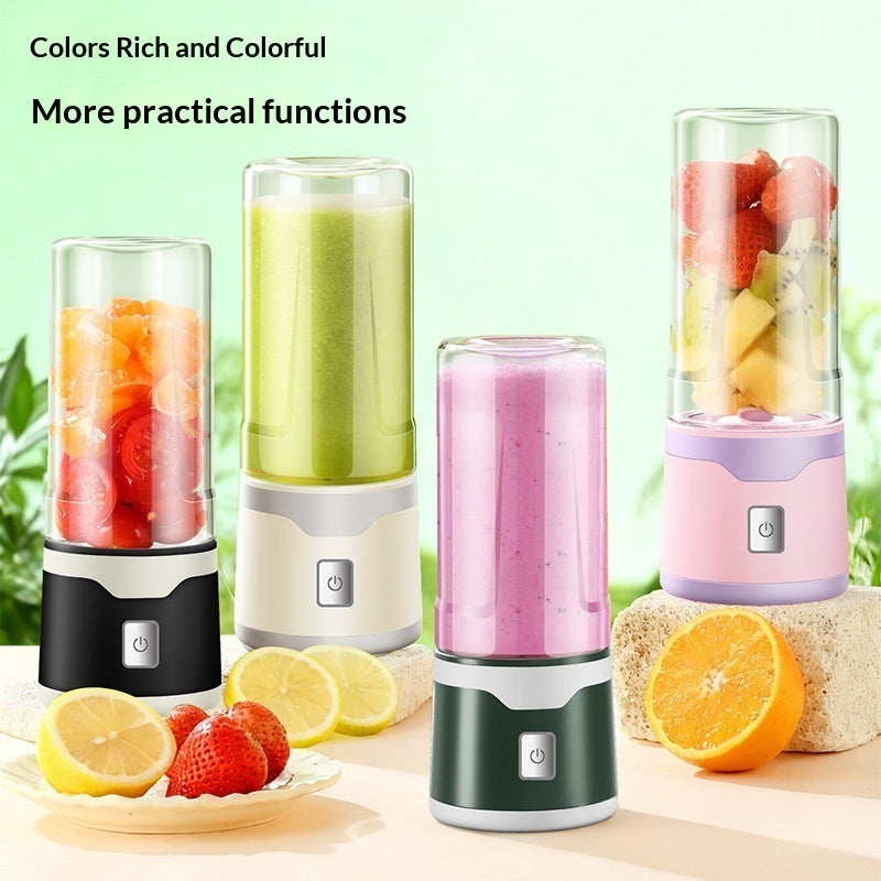 Multifunctional Portable USB Juicer Cup, 500ml Cordless Handheld Smoothie Blender & Mixer