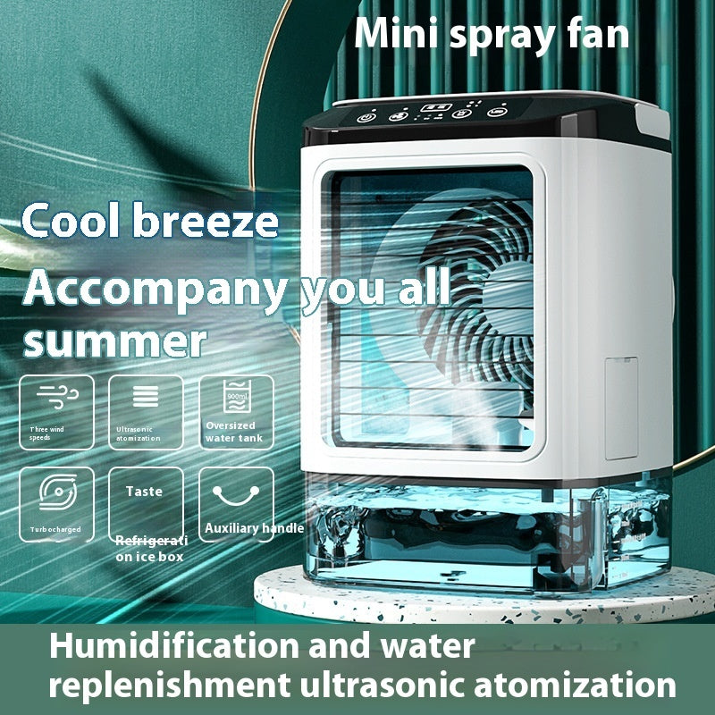 New Style Air Cooler Desktop Air Conditioner Fan & Dual Spray Cooling | Lymiu