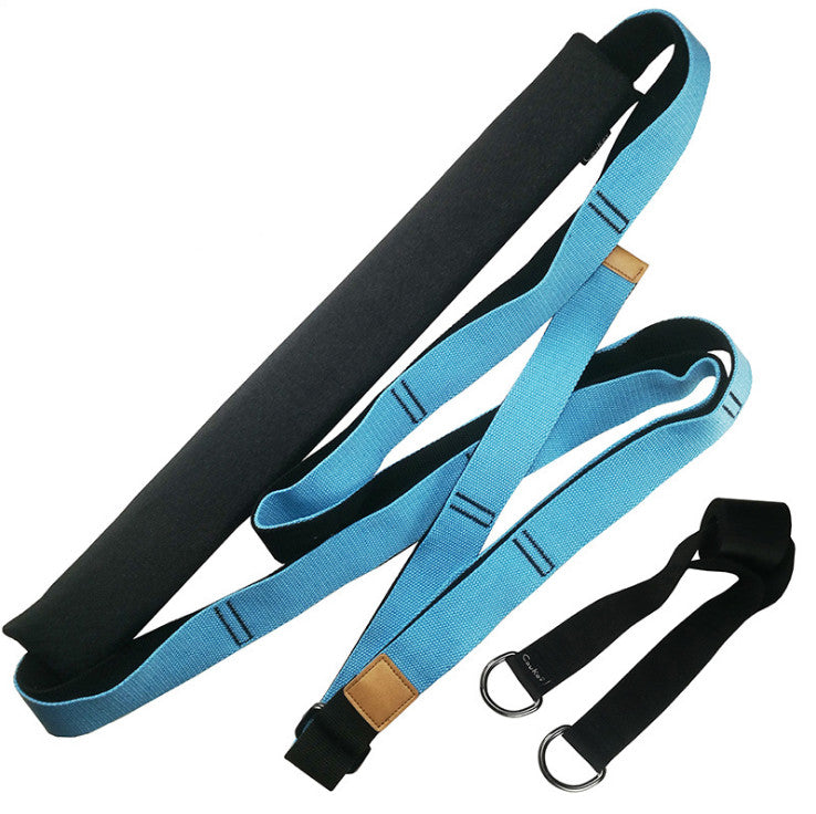 Non-Slip Cotton Yoga Strap & Exercise Gym Belt for Stretching | Lymiu
