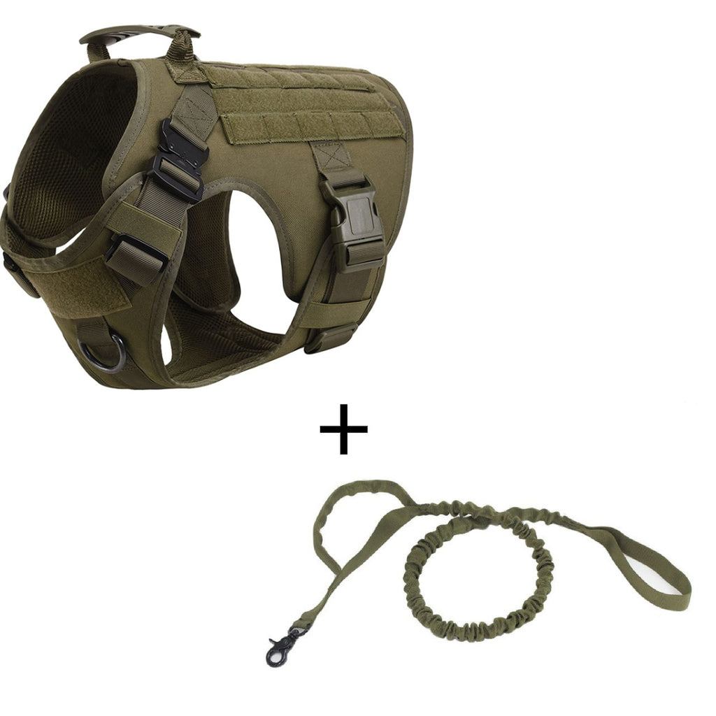 Outdoor Tactical Dog Vest and Harness for Large Dogs | LYMIU